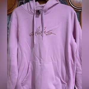 Adidas Lavender hooded Sweatshirt xl